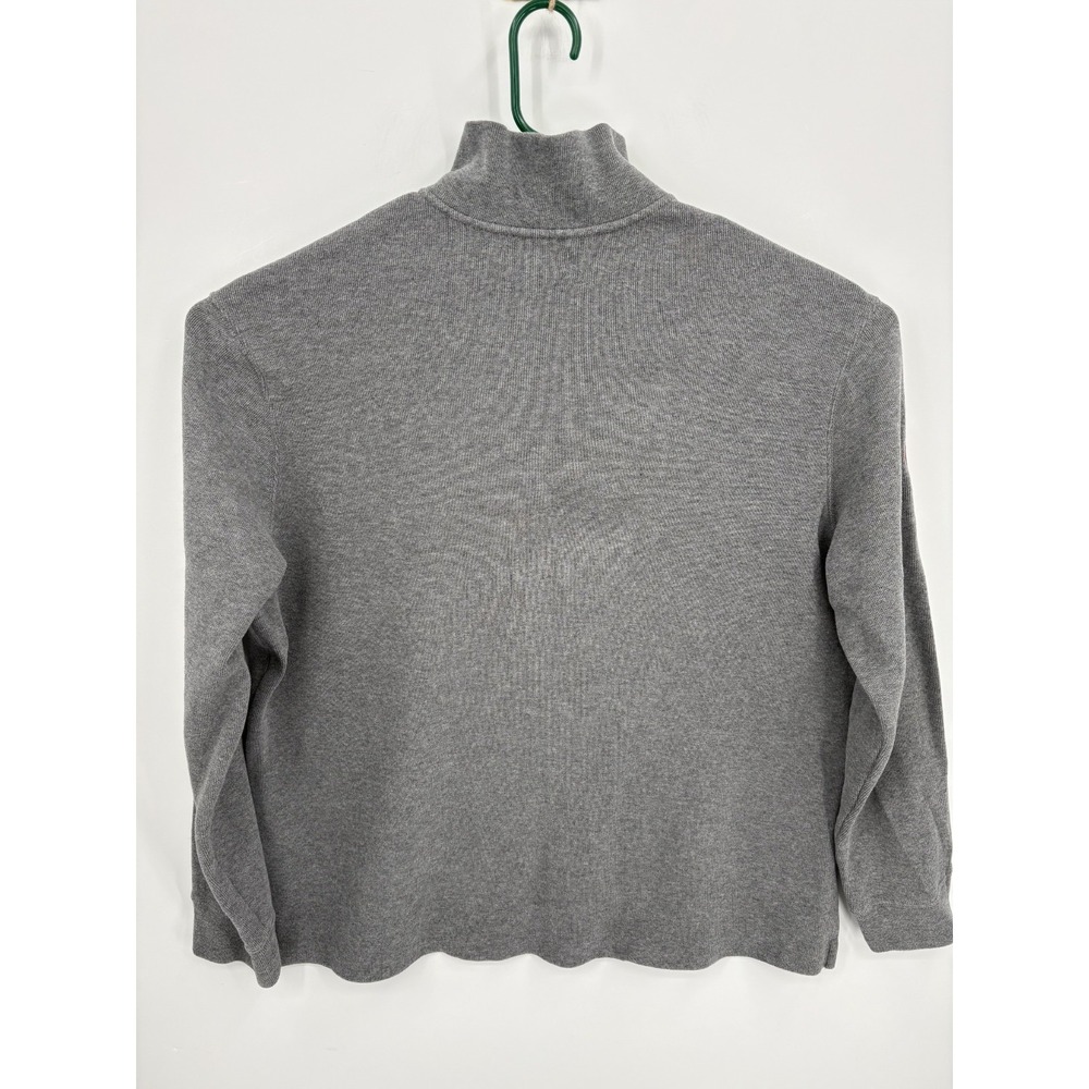 Polo Ralph Lauren VTG Men's Indiana Hoosiers Gray 1/4 Pullover Sweater, Size XXL - Picture 5 of 6